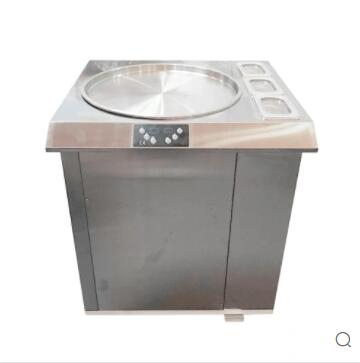 Hand Stirring Instant Ice Cream Rolls Machine