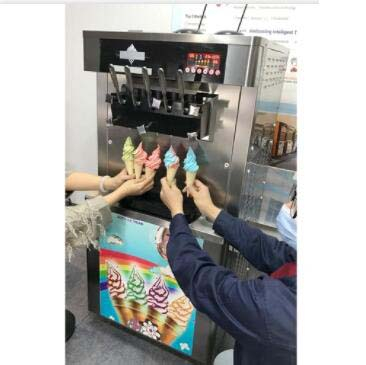 Five Flavors Rainbow Soft Ice Cream Machine